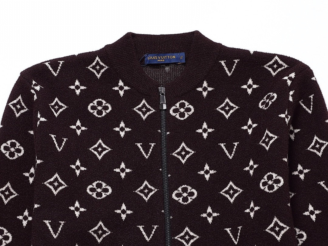 「#1611」Louis Vuitton chest stripe patchwork long-sleeved coat jacket