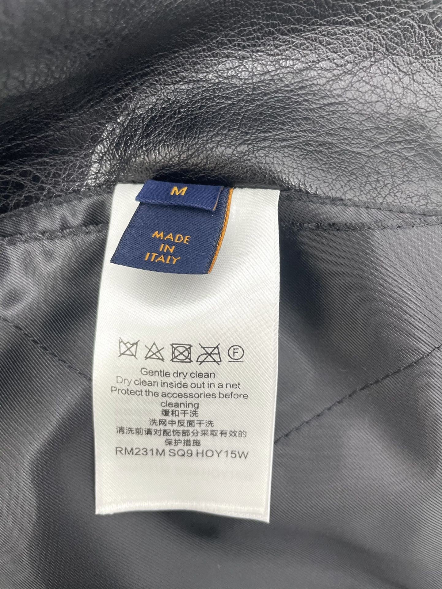 「#1811」Louis Vuitton Baseball blouson jacket with sheepskin body and wool sleeves)