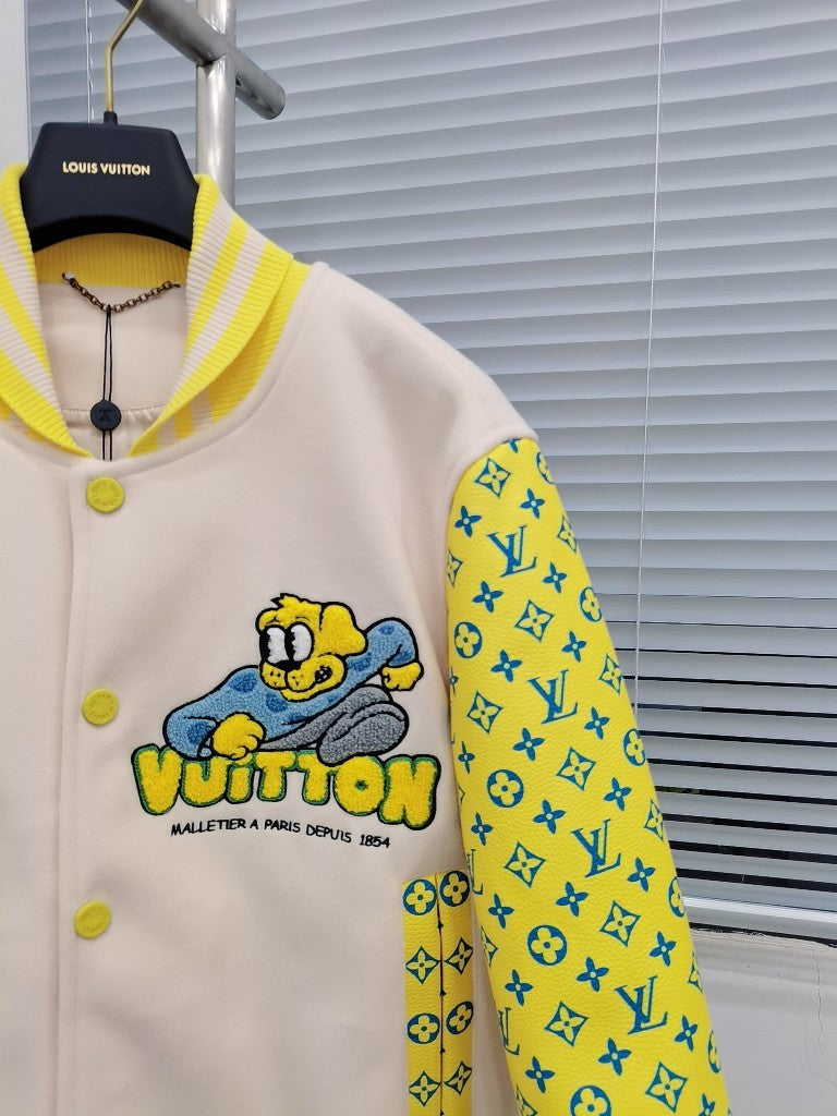 「#1812」Louis Vuitton MONOGRAM PLAYGROUND Baseball Tunic Jacket