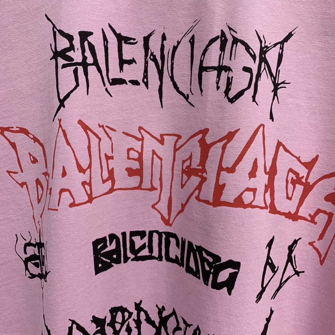 「#2452」Balenciaga doodle year of the Dragon Alphabet T-shirt