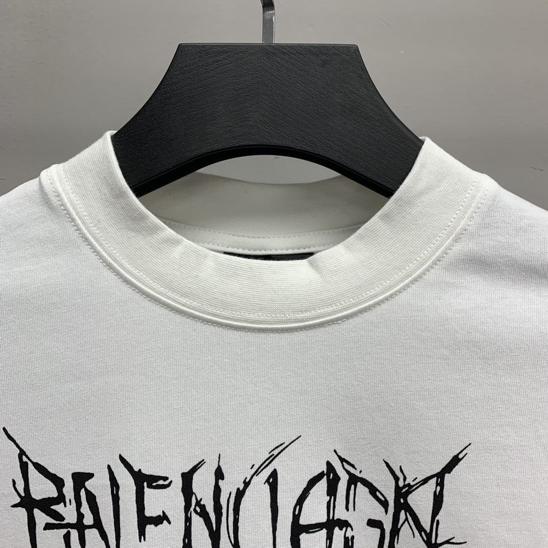「#2453」Balenciaga doodle year of the Dragon Alphabet T-shirt