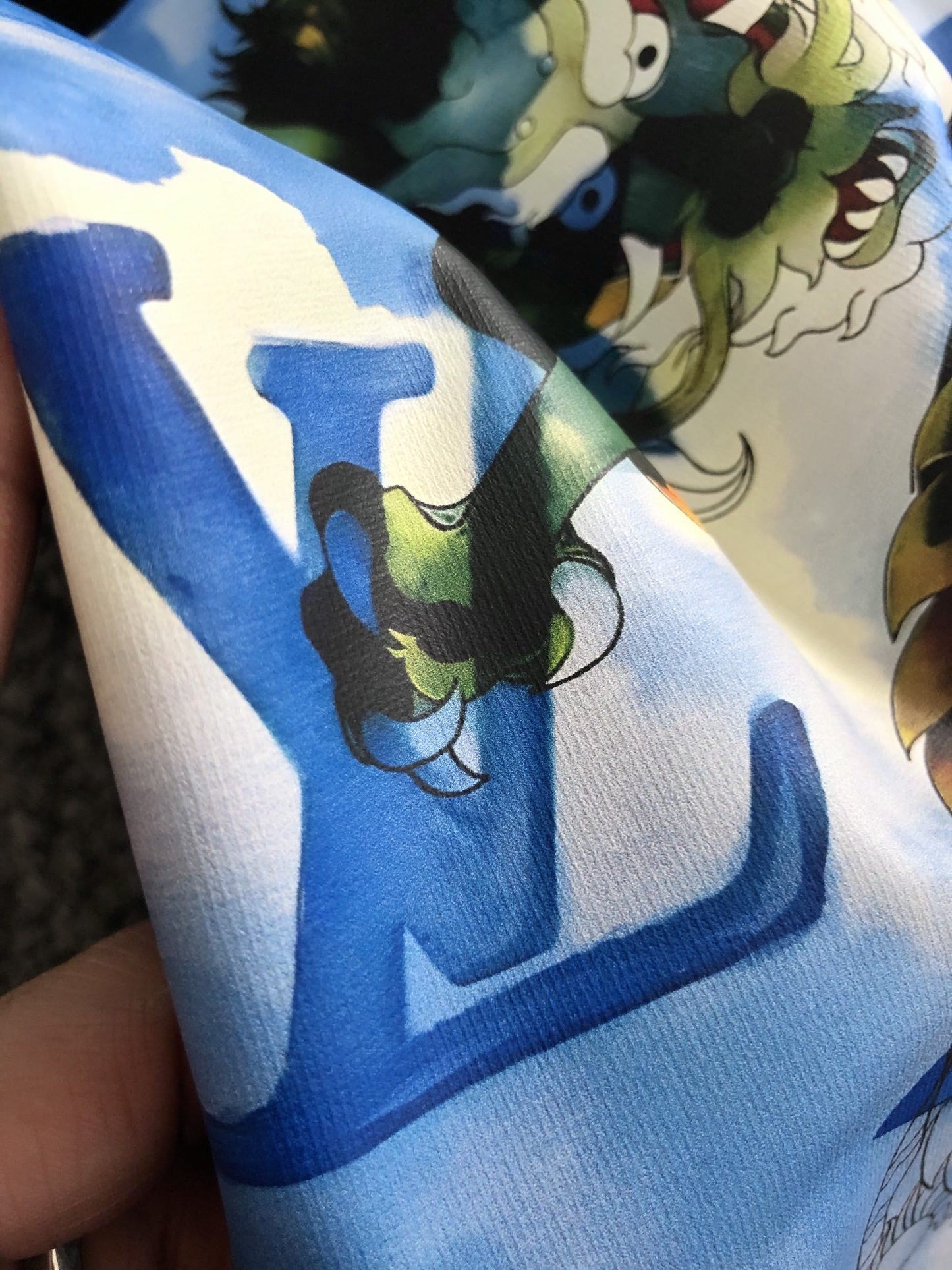 「#2875」Louis Vuitton Dragon Cloud printed T-shirt