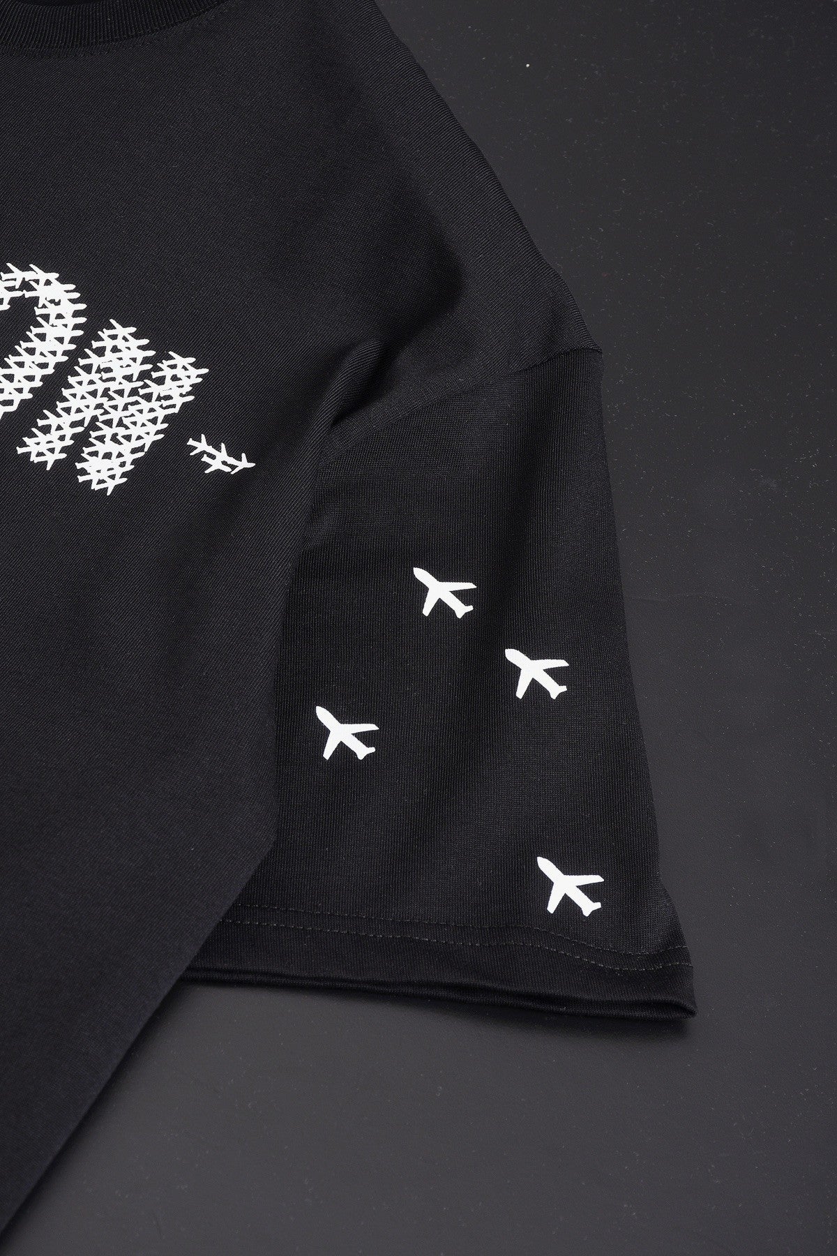 「#2899」Louis Vuitton 24SS early spring new large-scale small aircraft printed t-shirt