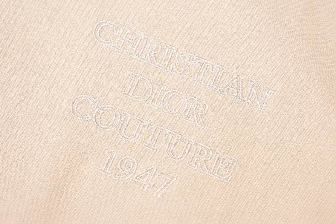 「#3383」Dior monogram embroidered zip-up hooded jacket