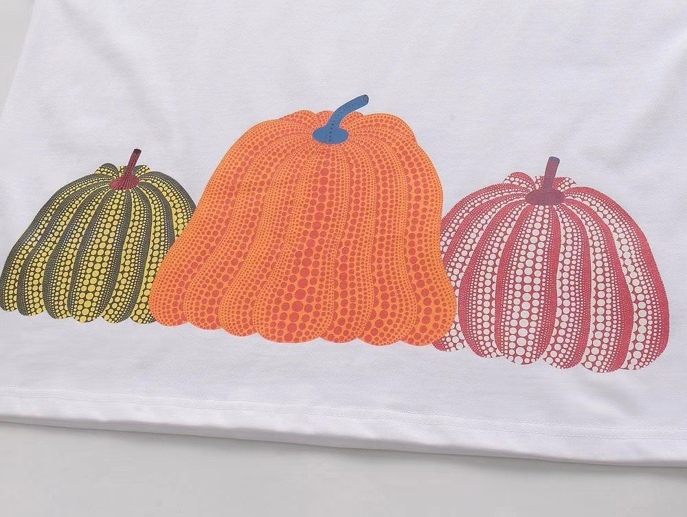 「#3405」Louis Vuitton Pumpkin Printed Short Sleeve
