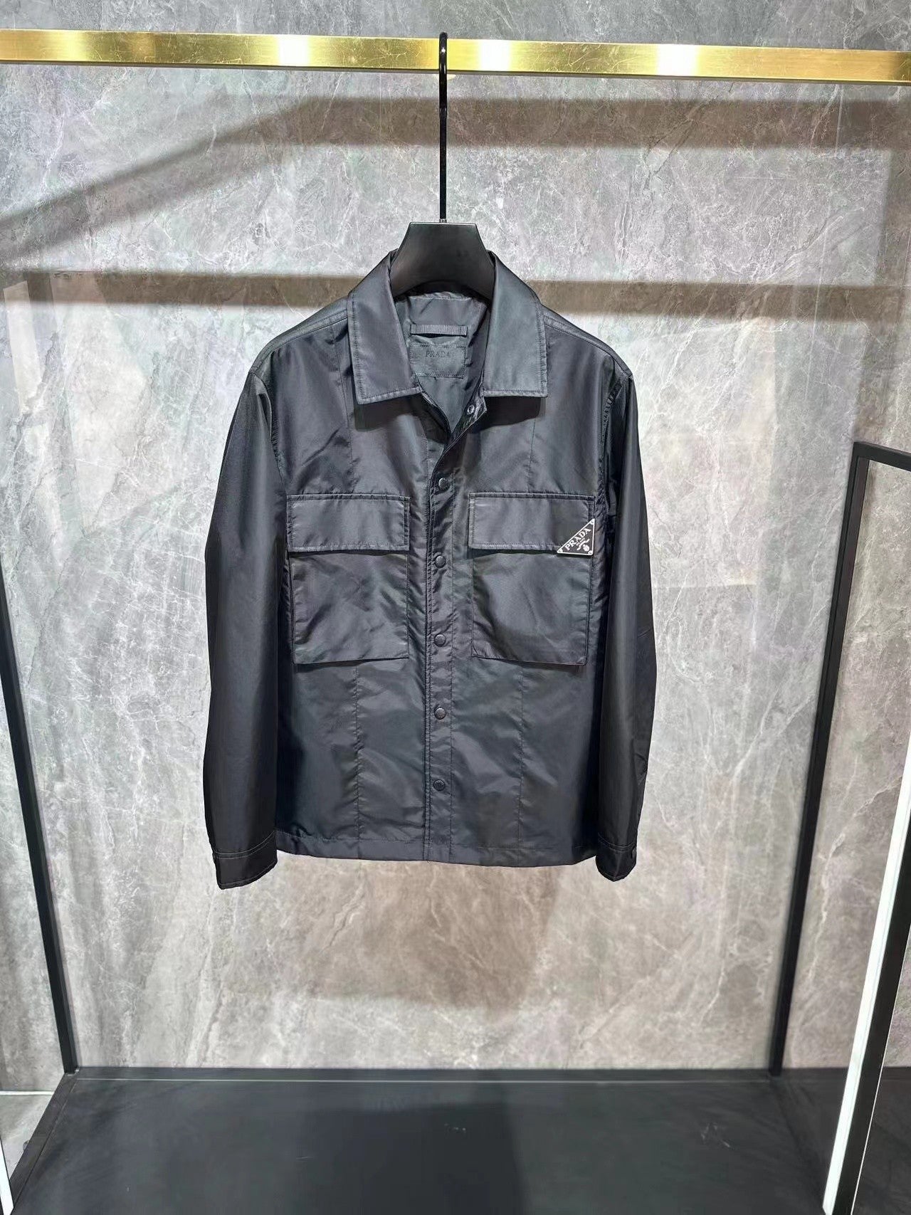 「#3490」PRADA Men's Hooded Jacket