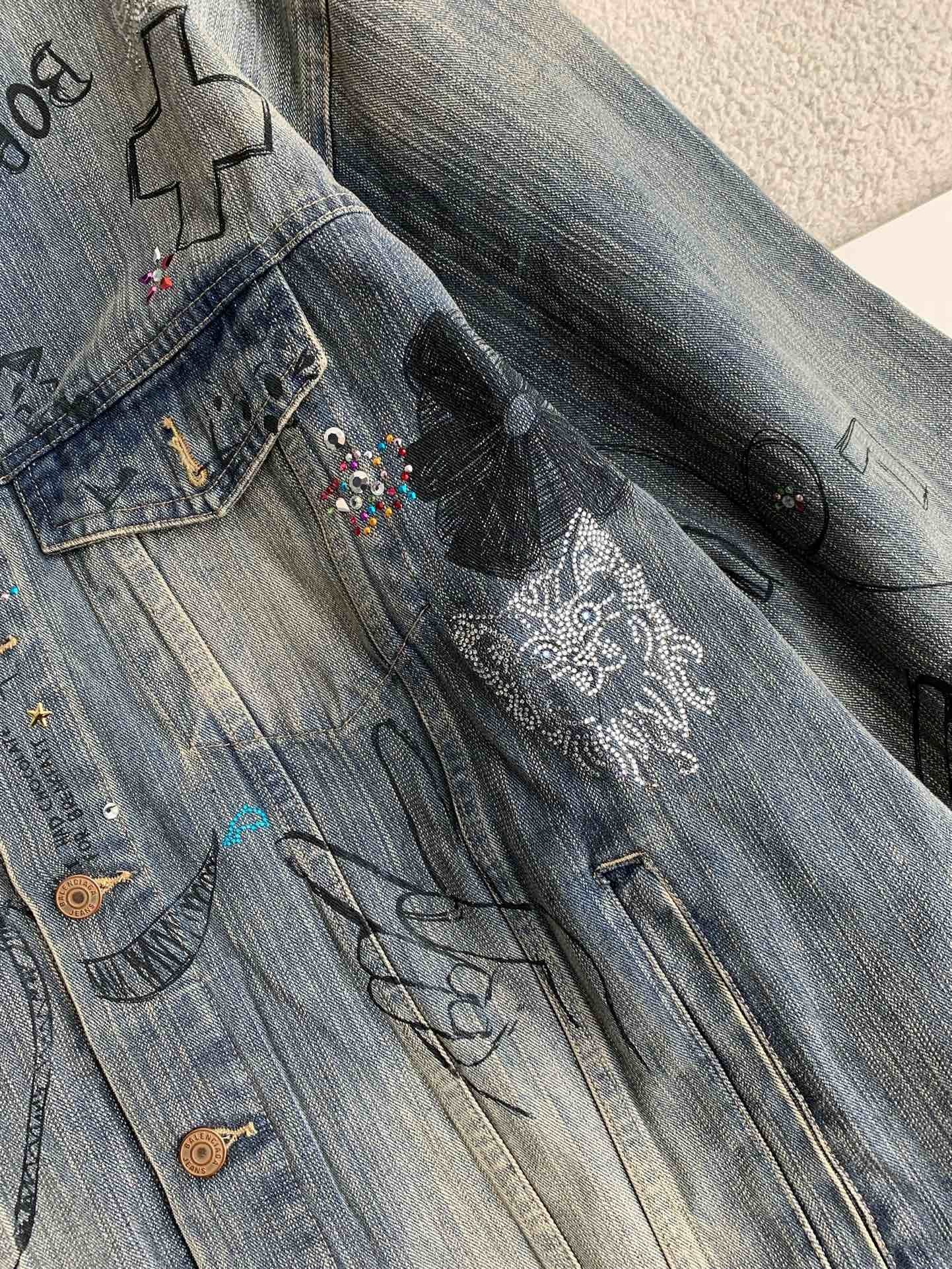 「#3527」Balenciaga Jean Jacket