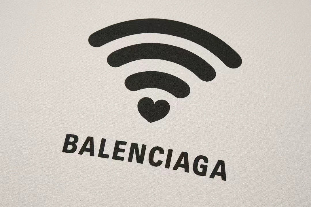 「#3596」Balenciaga heart print hooded sweatshirt
