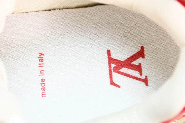 Louis Vuittоп Trainer Low Velcro Strap 'Red Mesh'