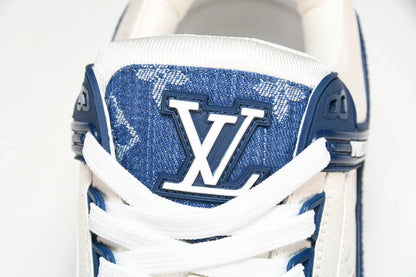 Louis Vuittоп Trainer Low 'Monogram Denim White Blue'