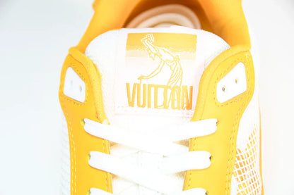 Louis Vuittоп Trainer Low Velcro Strap 'Monogram Denim Yellow'