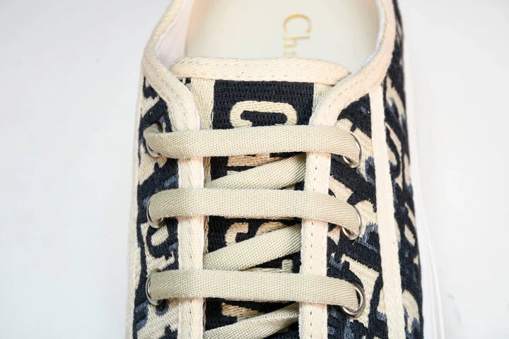 D1or Walk'N'D1or Platform Sneaker 'Oblique Dark Blue'