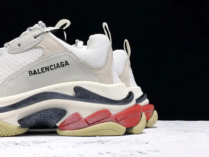 Triple S Sneaker White Black Red