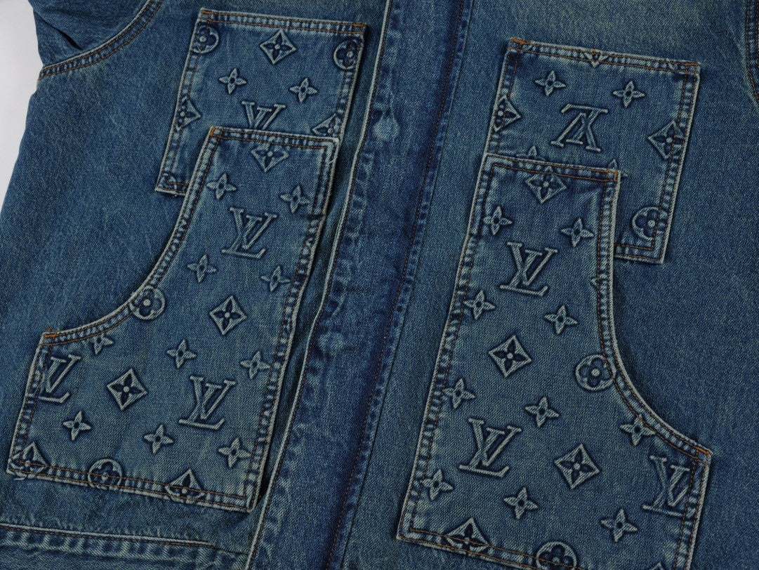 「#1534」LV 23ss Blue Denim Jacket