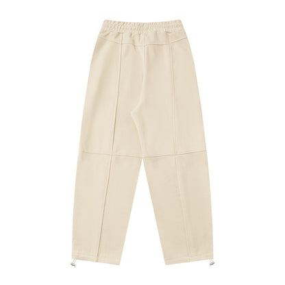 「#1605」Calvin Klein embroidered logo two piece cream sweatpants