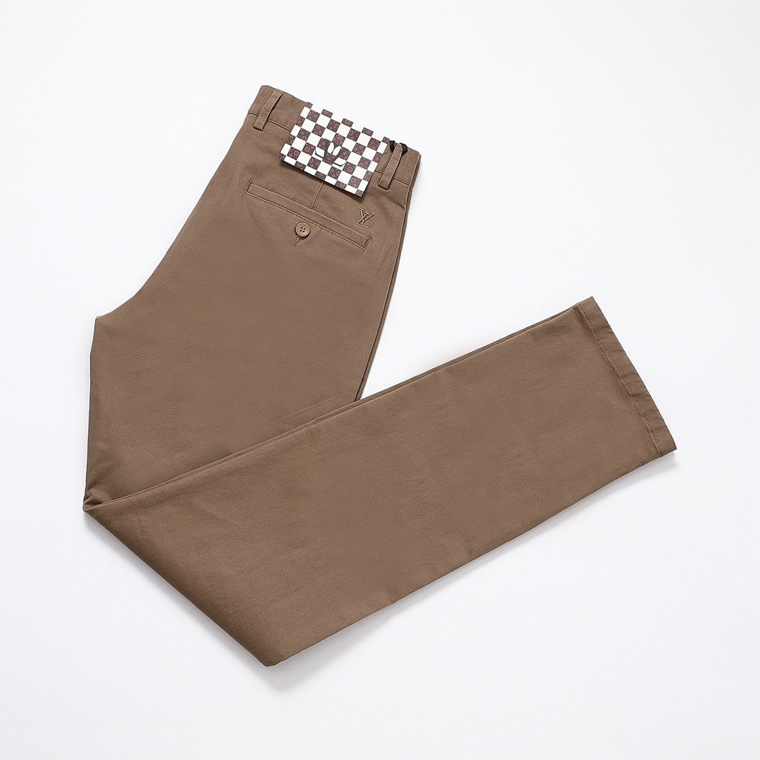 「#1608」Louis Vuitton top original business formal straight-leg men's trousers and casual pants