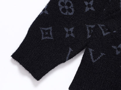 「#1610」Louis Vuitton chest stripe patchwork long-sleeved coat jacket