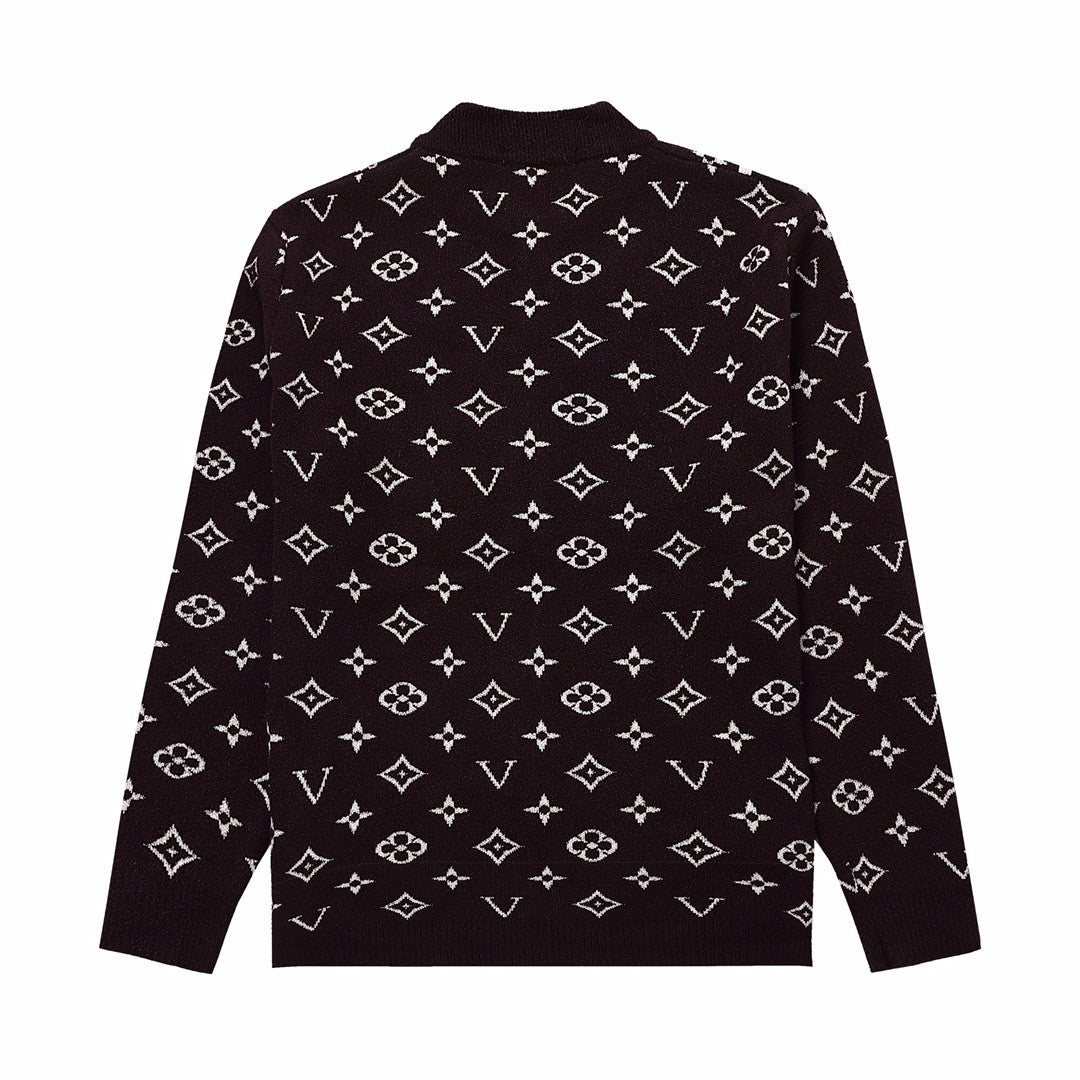 「#1611」Louis Vuitton chest stripe patchwork long-sleeved coat jacket
