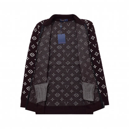 「#1611」Louis Vuitton chest stripe patchwork long-sleeved coat jacket