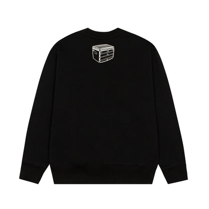 「#1614」Louis Vuitton 23ss hammer pattern embroidered round neck sweatshirt