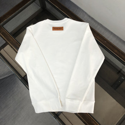 「#1655」Louis Vuitton 2023 new autumn and winter couples style round neck sweatshirt