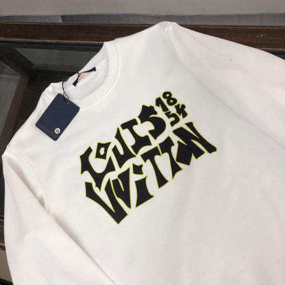 「#1657」Louis Vuitton 2023 new autumn and winter couples style round neck sweatshirt