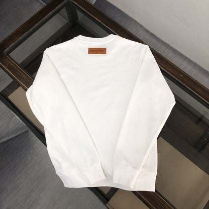 「#1657」Louis Vuitton 2023 new autumn and winter couples style round neck sweatshirt