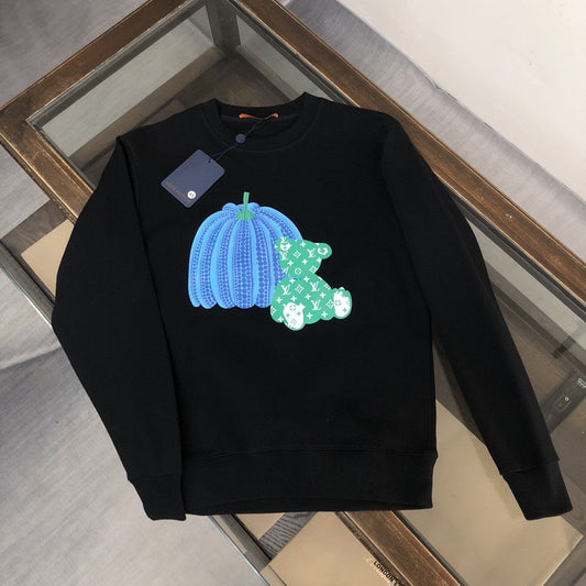 「#1659」Louis Vuitton 2023 new autumn and winter couples style round neck sweatshirt