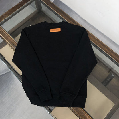 「#1663」Louis Vuitton 2023 new autumn and winter couples style round neck sweatshirt