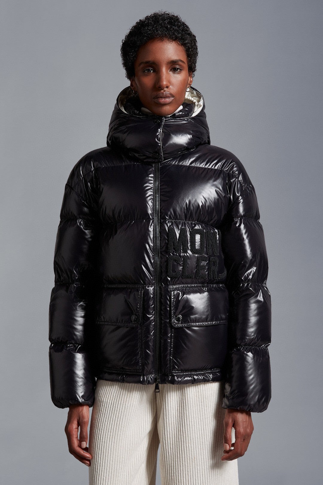 「#1682」Moncler Thick down jacket for women-black