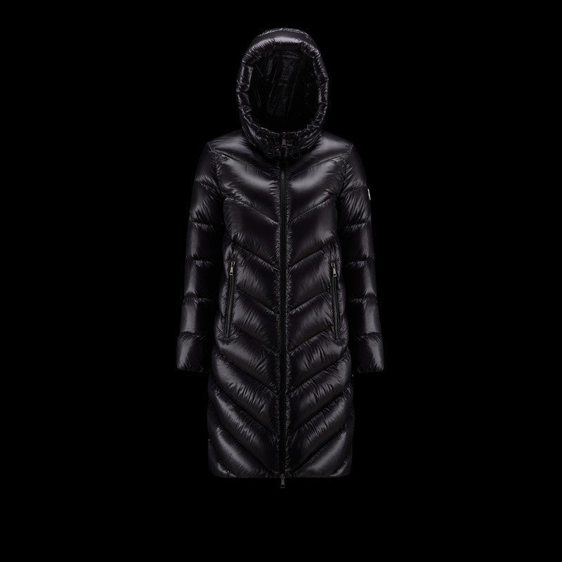 「#1689」Moncler long wide down jacket for women-black