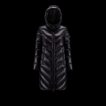 「#1689」Moncler long wide down jacket for women-black