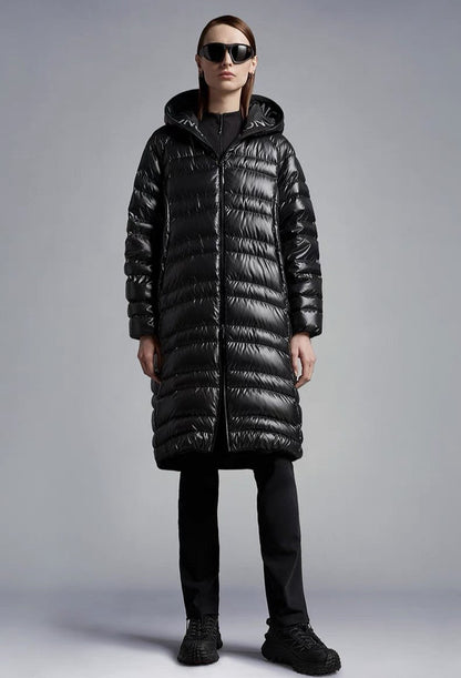 「#1692」Moncler Solid color hooded zippered down long sleeves for woman