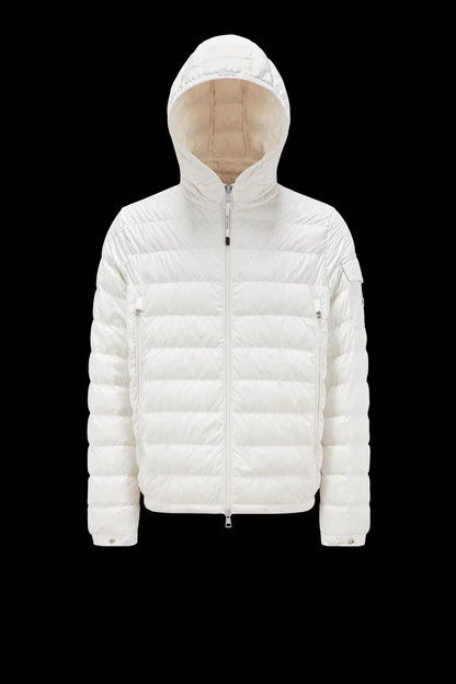 「#1696」Moncler Short  men's down jacket-white
