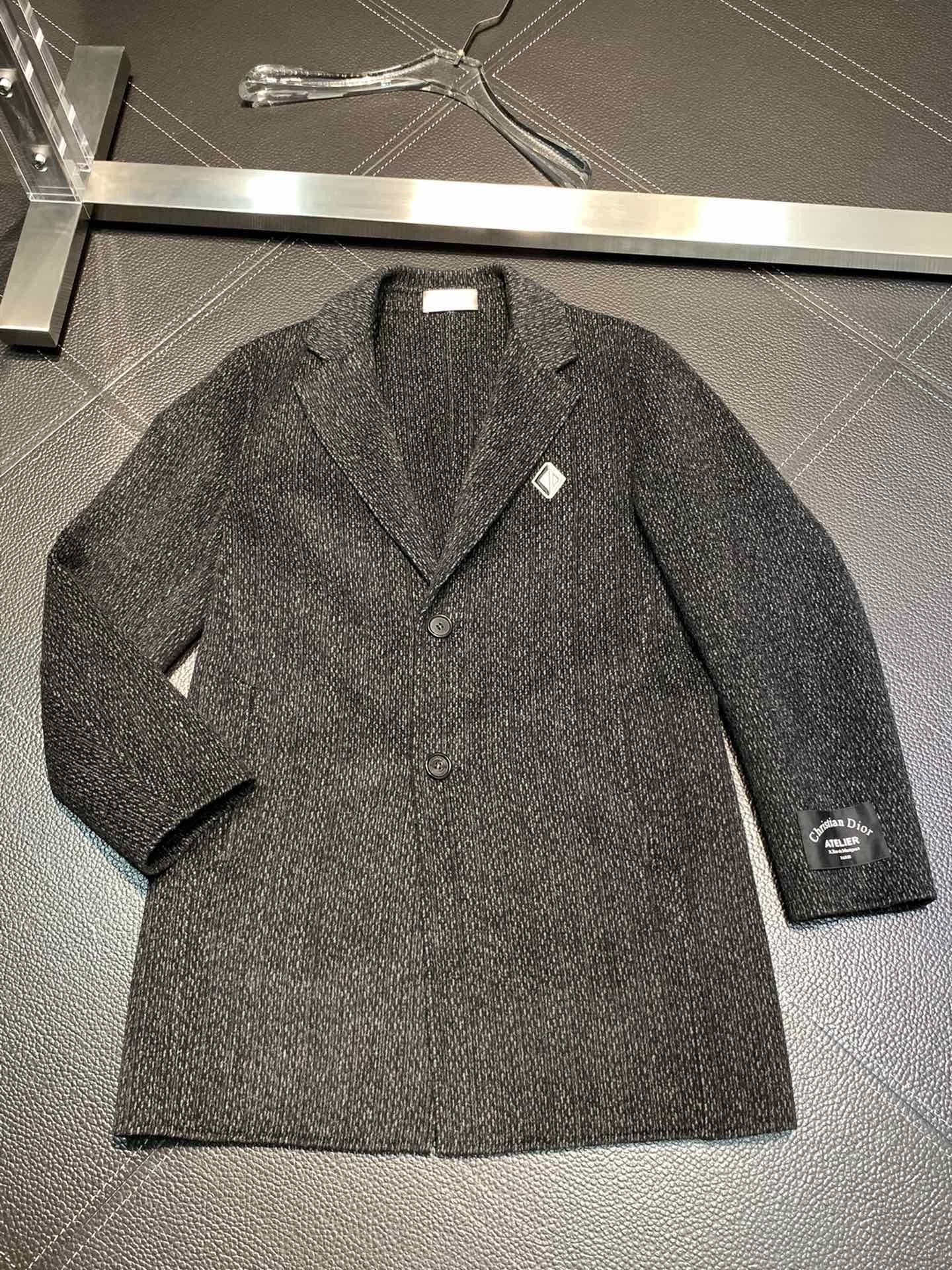 「#1741」Dior men's lambswool coat