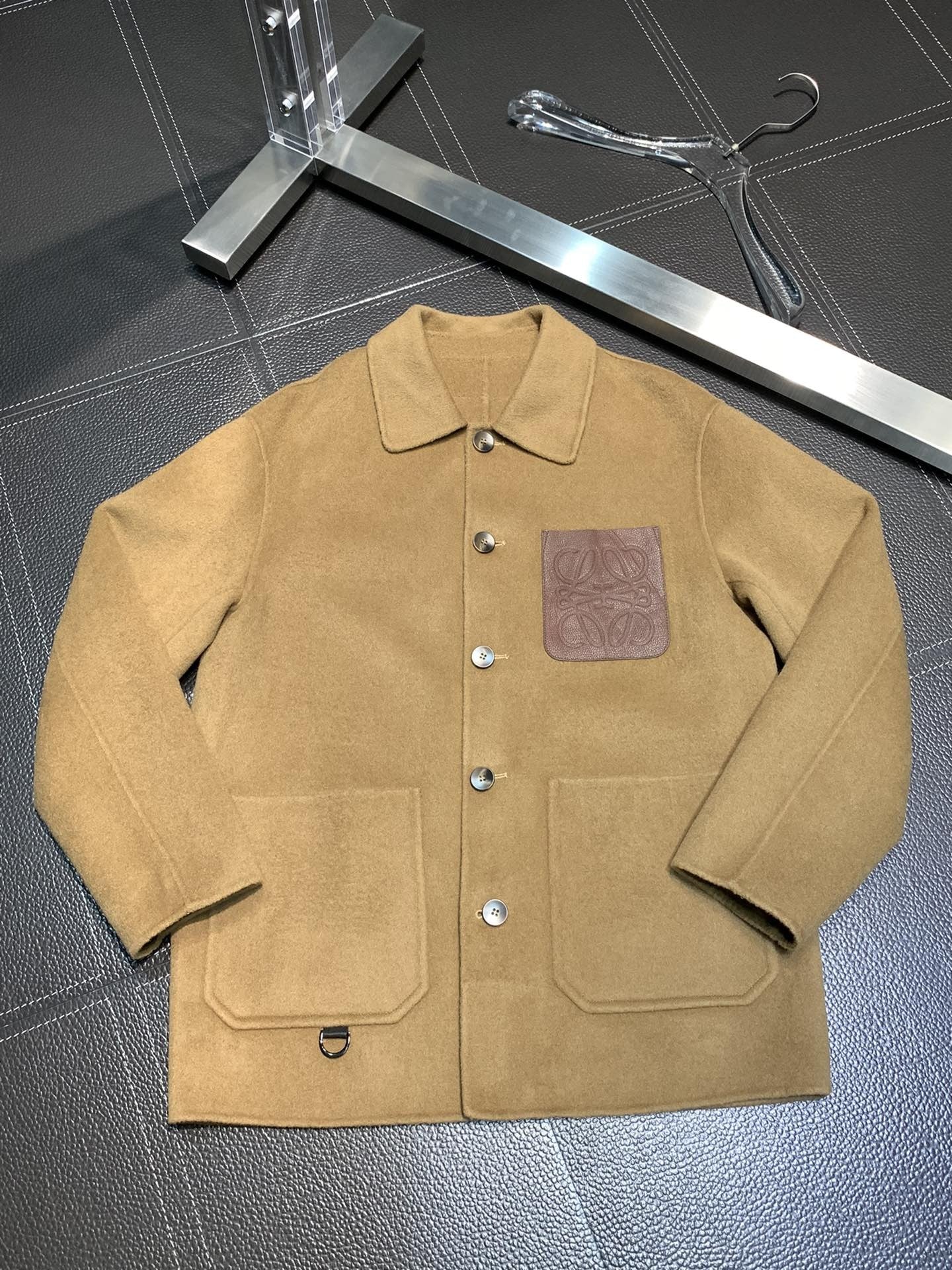「#1743」Dior men's lambswool coat