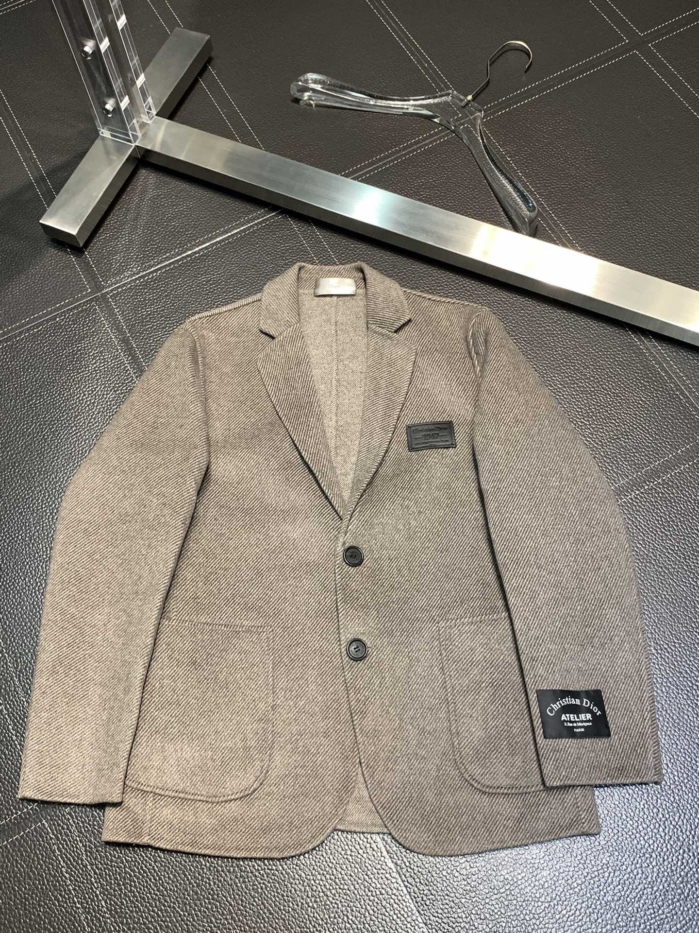 「#1748」Dior men's lambswool coat