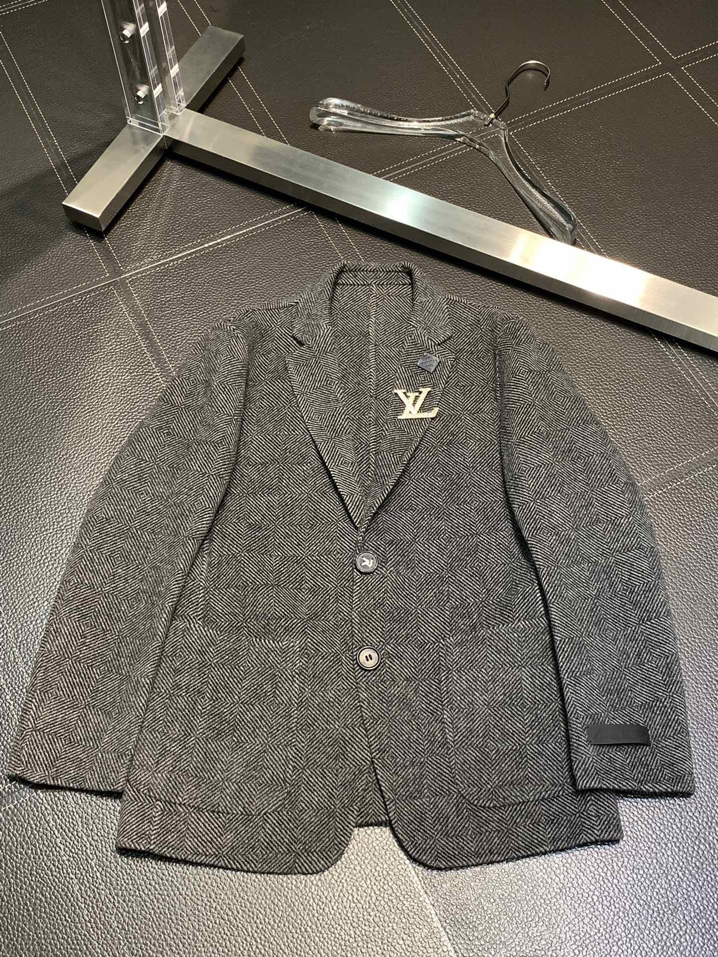 「#1751」Louis Vuitton Men's Sherpa Coat