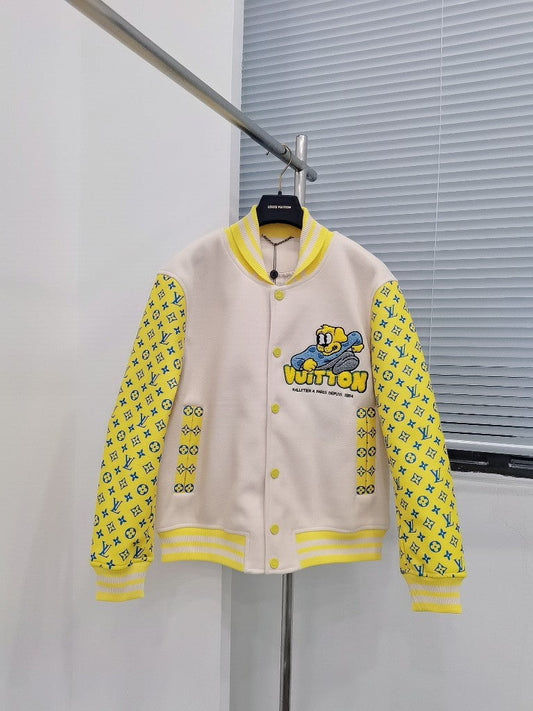 「#1812」Louis Vuitton MONOGRAM PLAYGROUND Baseball Tunic Jacket