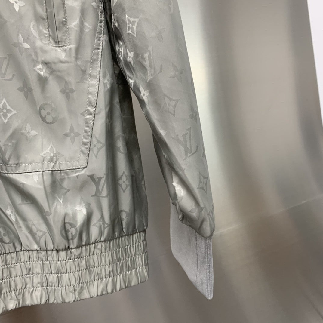 「#1819」Louis Vuitton Fully printed dark patterned floral lightweight jacket