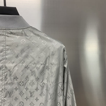 「#1819」Louis Vuitton Fully printed dark patterned floral lightweight jacket