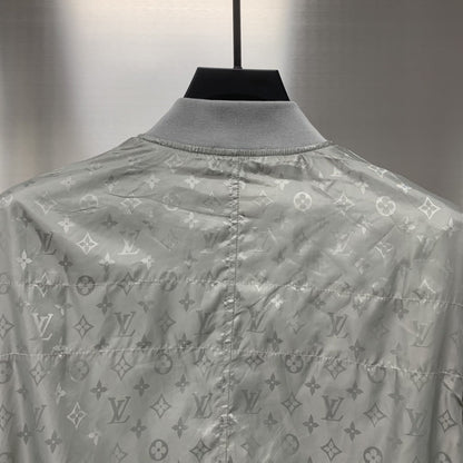 「#1819」Louis Vuitton Fully printed dark patterned floral lightweight jacket