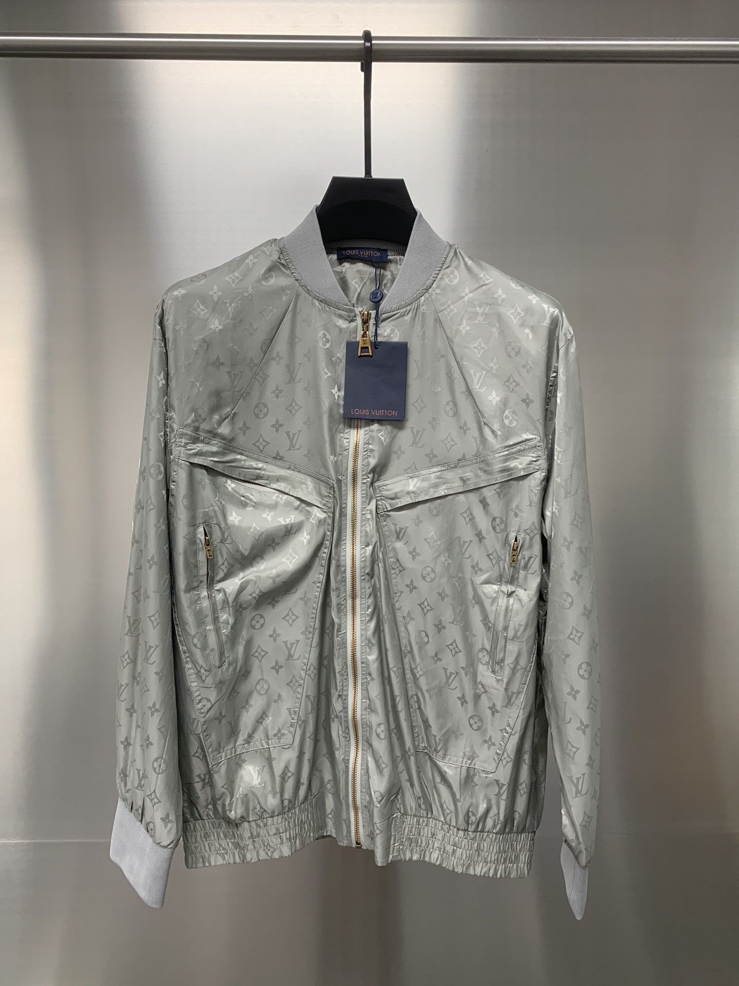 「#1819」Louis Vuitton Fully printed dark patterned floral lightweight jacket