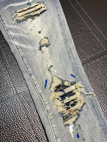 「#1825」Amiri slim fit petite straight jeans