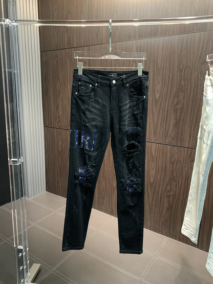 「#1830」Amiri slim fit petite straight jeans