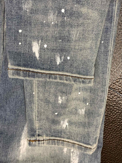 「#1832」Amiri slim fit petite straight jeans