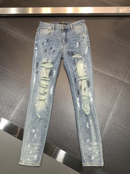 「#1832」Amiri slim fit petite straight jeans