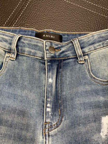 「#1832」Amiri slim fit petite straight jeans