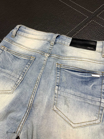 「#1845」Amiri slim fit petite straight jeans