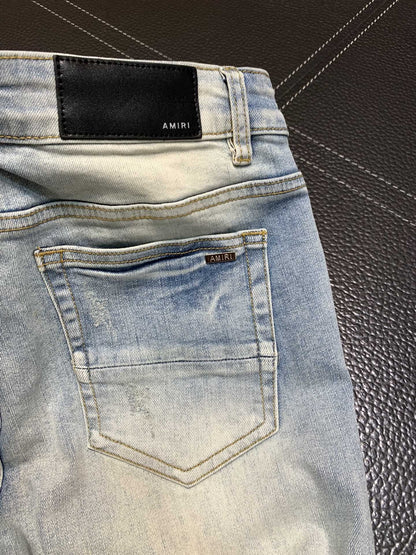 「#1845」Amiri slim fit petite straight jeans